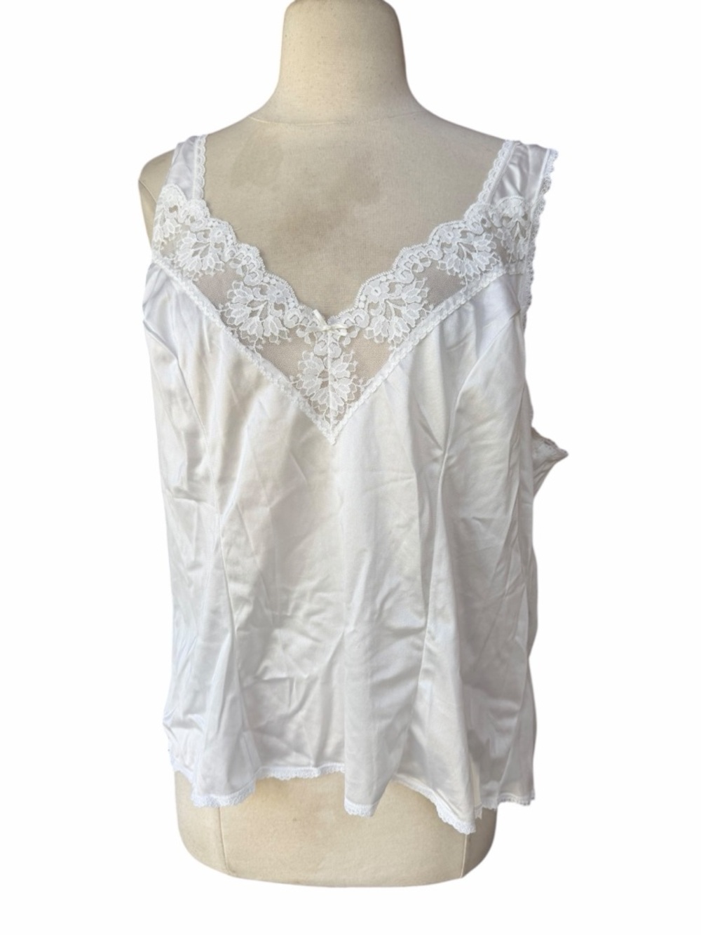 Deadstock w/o Tag 1970s/80s Liza Lawrence 100% Antron III Nylon Camisole